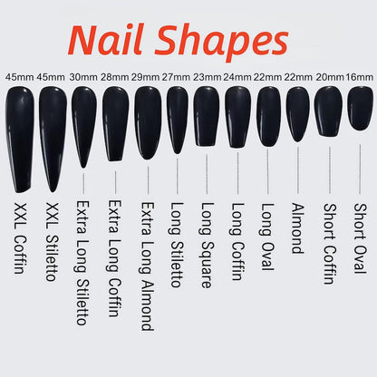 Custom Press on Nail Dark Blue Silver Nails, Metallic Swirl, 3D Star Charms,Matte Finish,Edgy Gothic Style, Long Almond, Reusable Fake Nails